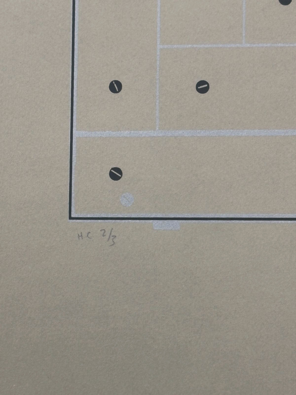 Wanda Pimentel De Carvalho "Involucro II" H.C. Signed Limited Wall Art Print