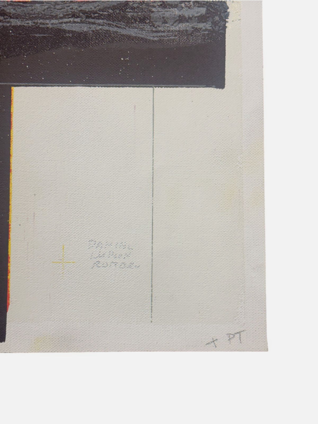 Daniel Lupión Romero "S/T II" P.T. 1999 Limited Signed Fine Wall Art, 71Lx71W cm
