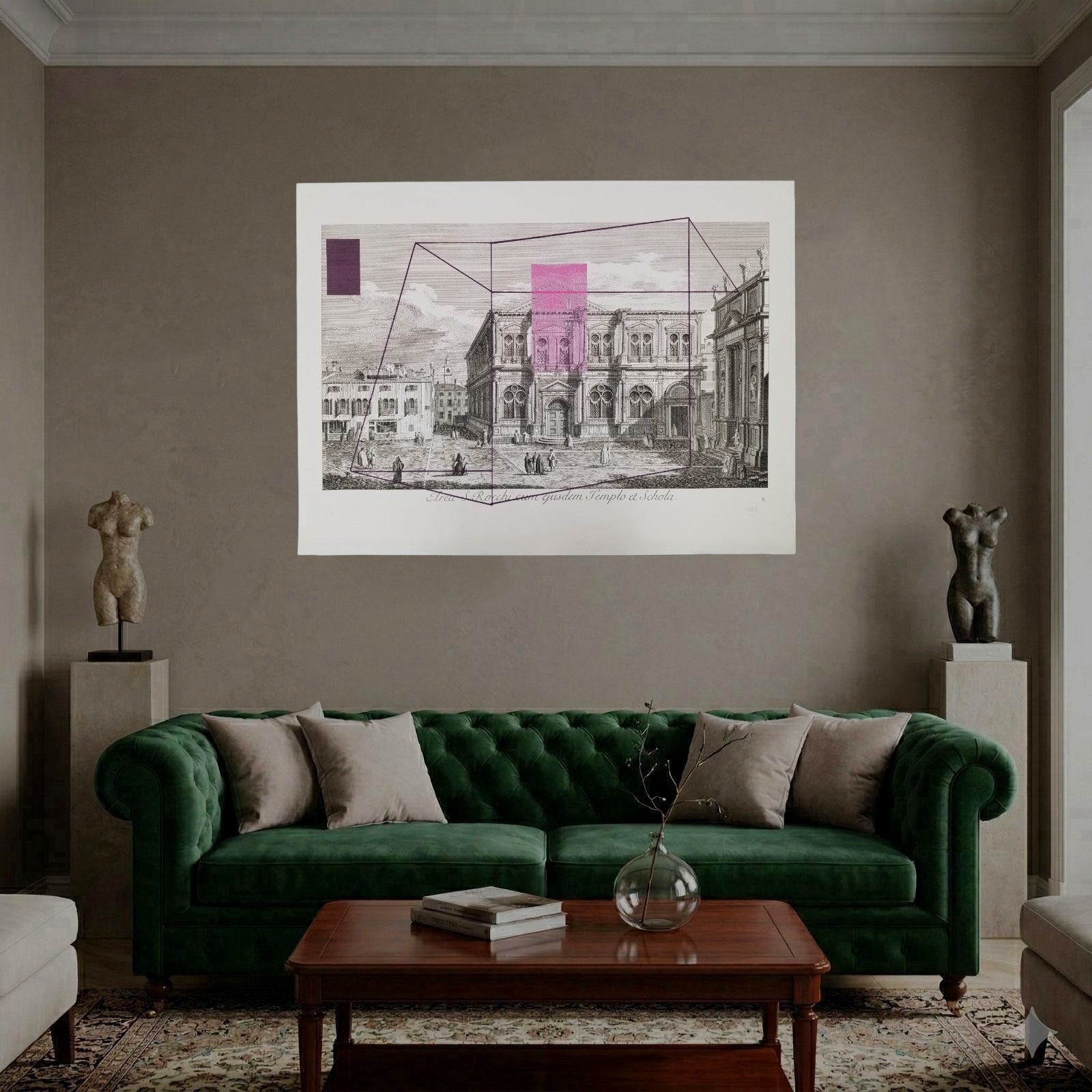 José Antonio Pérez de Vargas y Saldaña "Arquitecturas Ilusorias III" Wall Art