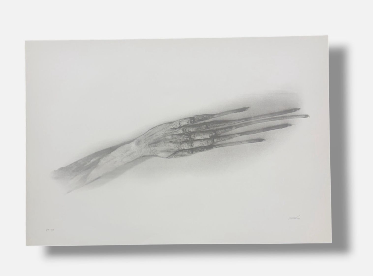 Marta María Pérez Bravo "Un Alma" P.T. 2003 Signed Limited Wall Art 70Lx100Wcm