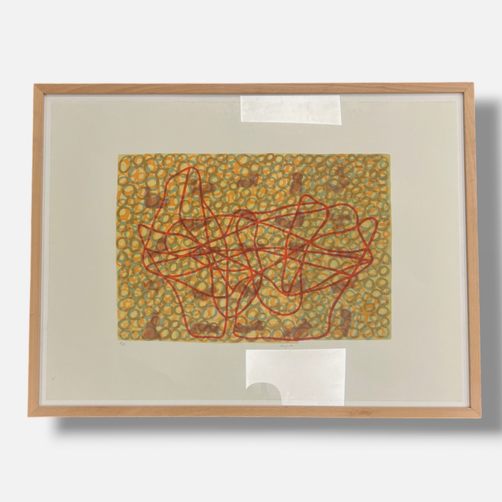 Alejandro Corujeira "Serie Quinteto de Nieve: Suen" Signed Framed Fine Wall Art