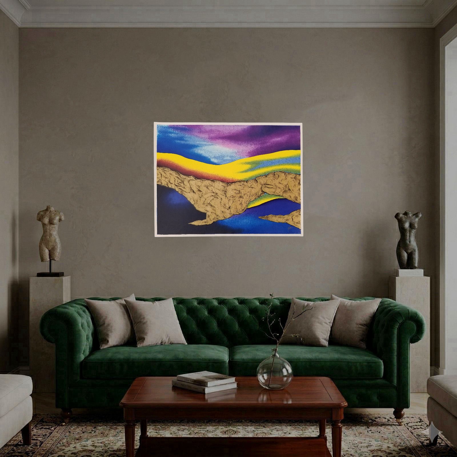 Zoltán Gábor Fodor-Lengyel "Refugios" P.T. 2003 Limited Signed Canvas Wall Art