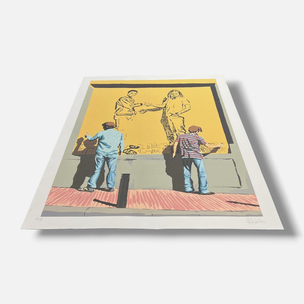Martín & Sicilia "Graffiti" P.E. Limited Signed Fine Wall Art Print, 110 x 75 cm