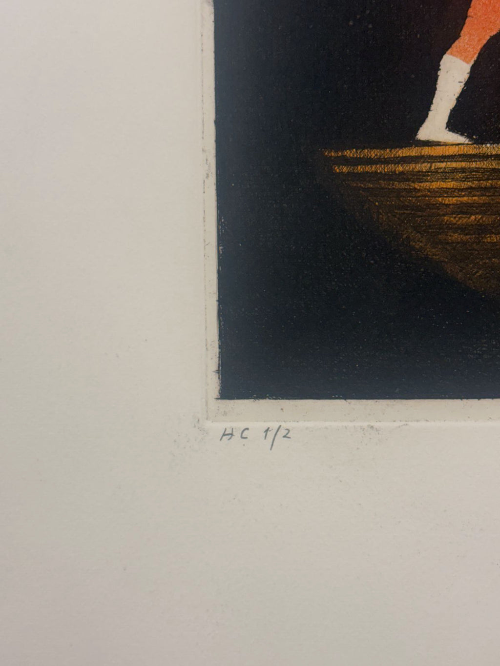 Gerardo Aparicio Yagüe "Round" H.C. 2003 Limited Signed Fine Wall Art 47Lx54W cm