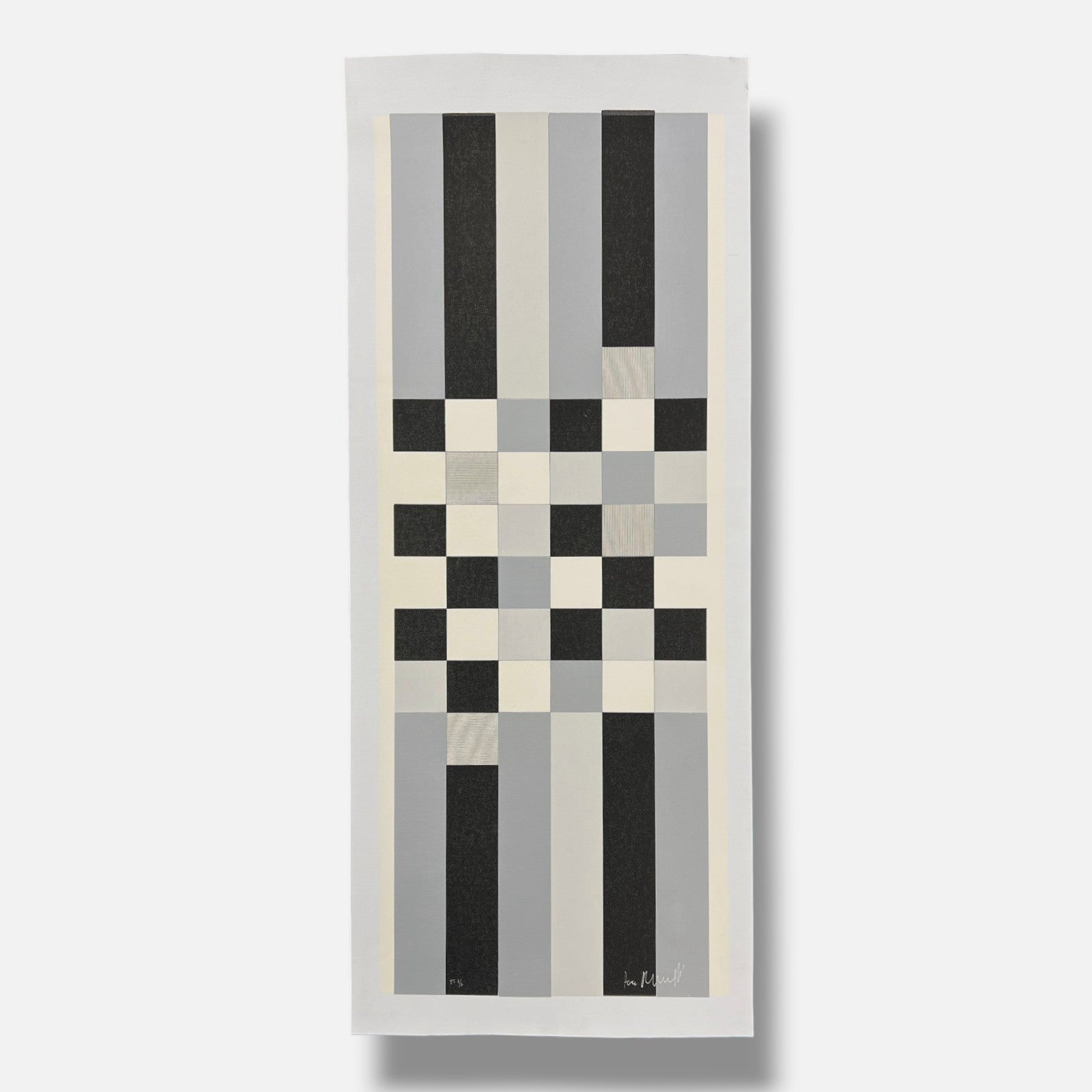 Fco. González Almengló "Oh! Malevich" P.T. 2000 Limited Signed Wall Art 115x42cm