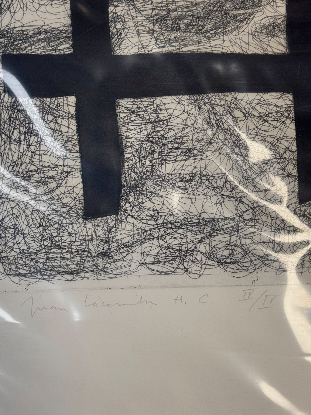 Juan F. Lacomba "Tormenta" H.C. 2004 Limited Signed Fine Wall Art Print,114x80cm