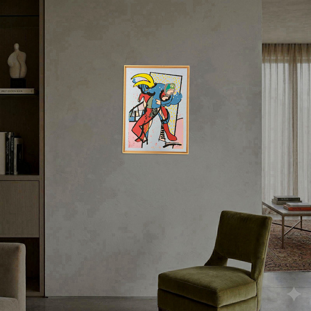 Cristóbal Gabarrón Betegón "Hombre Maraton" 2004 Limited Signed Fine Wall Art