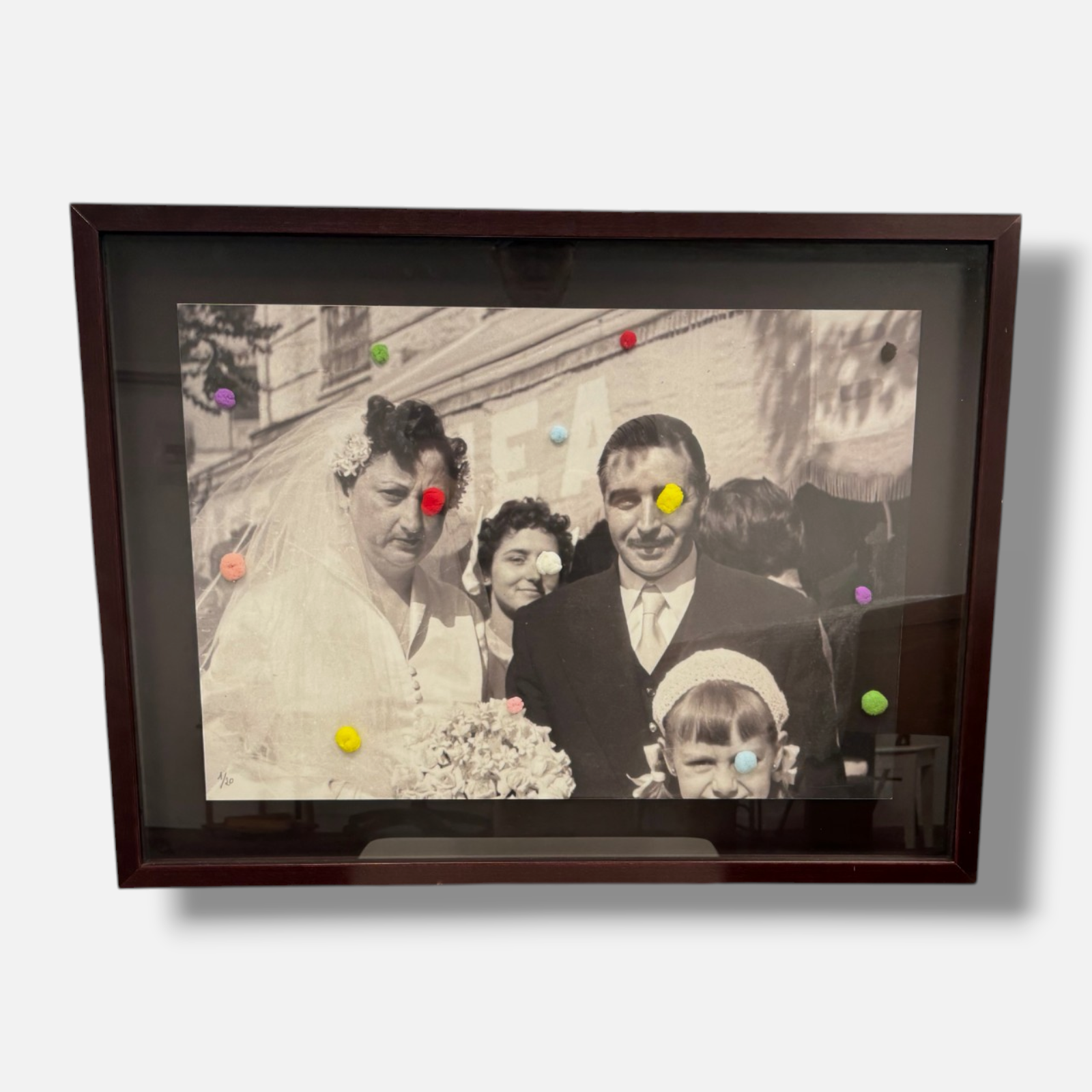 Carmen Calvo "Y Todo es Una Enfermedad Incurable" Signed Framed Wall Art