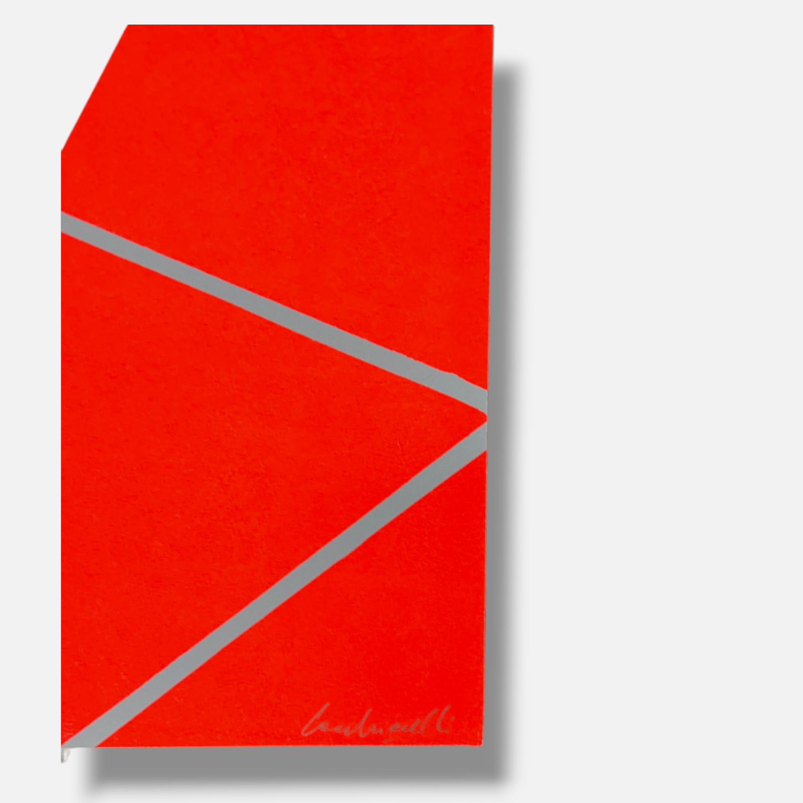 Natalia Cacchiarelli "Alteraciones 2003-03(roja)" Limited Signed Fine Wall Art