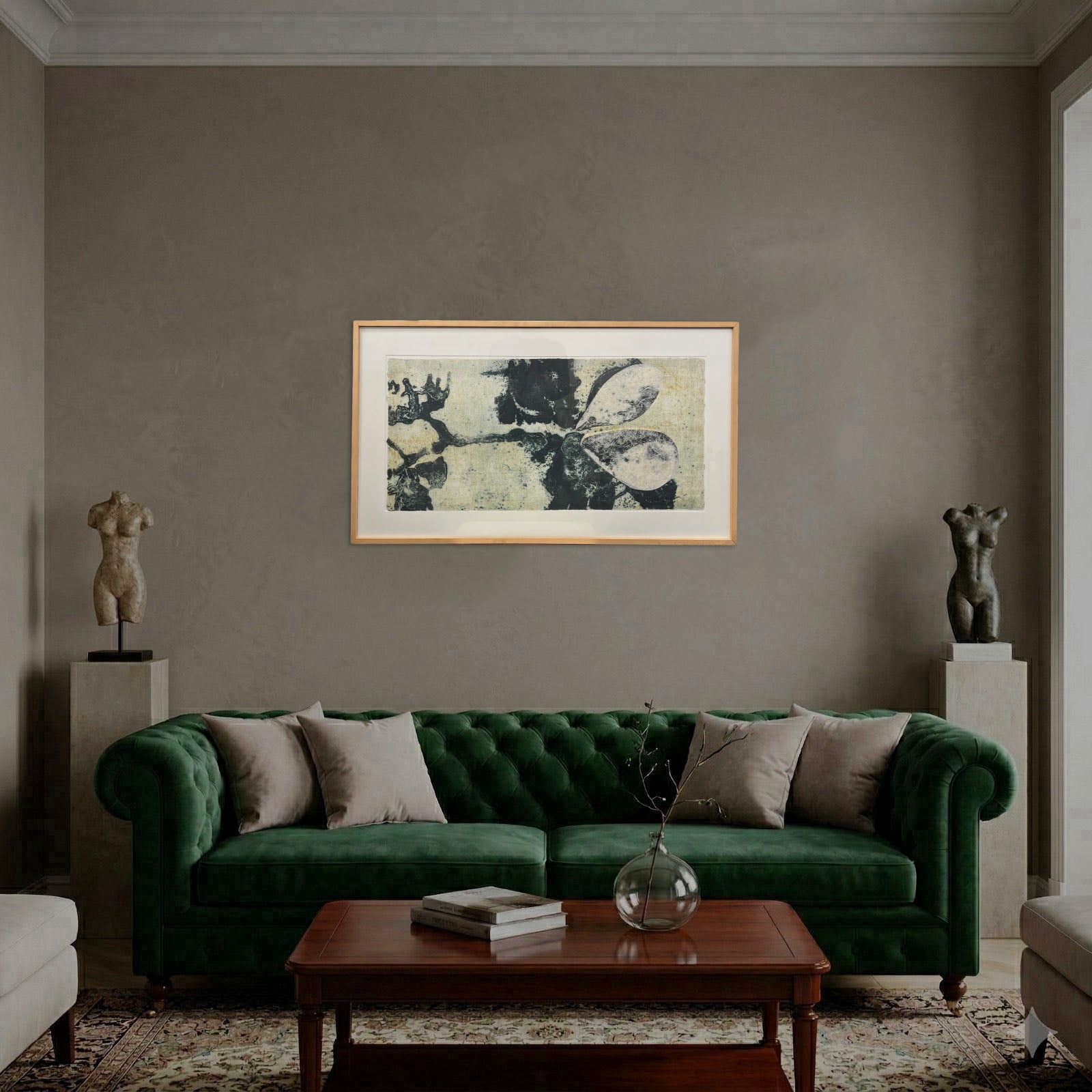 Elena Jiménez Moreno "Negra flor II" 2003 Limited Signed Fine Wall Art Print