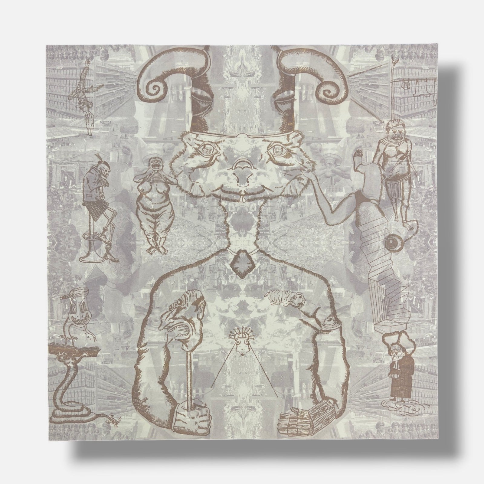 Francisco González Jiménez "Las Tentaciones V" 2005 Limited Signed Wall Art