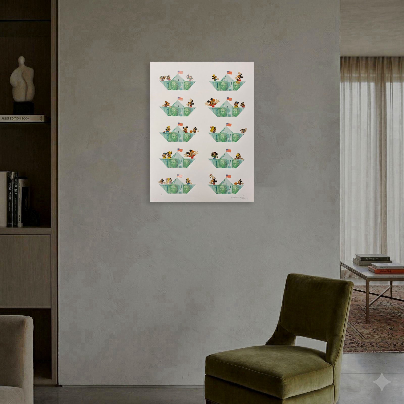 Nelson Leirner "Real-lty-Show" P.T. 2005, Fine Wall Art Print | 80 x 60 cm