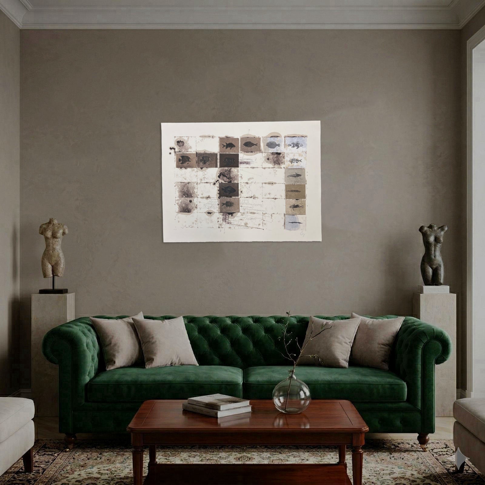 Ricardo Brey "Sin Titulo IV" 2005 Limited Signed Fine Wall Art