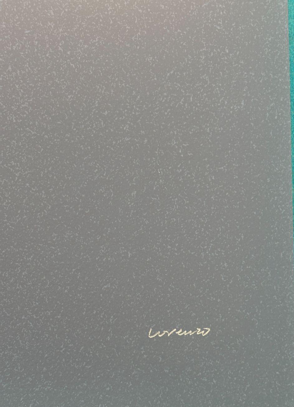 Antonio Lorenzo Carrión "Sensor no 5" /99 2003 Limited Signed Wall Art, 70Lx100W