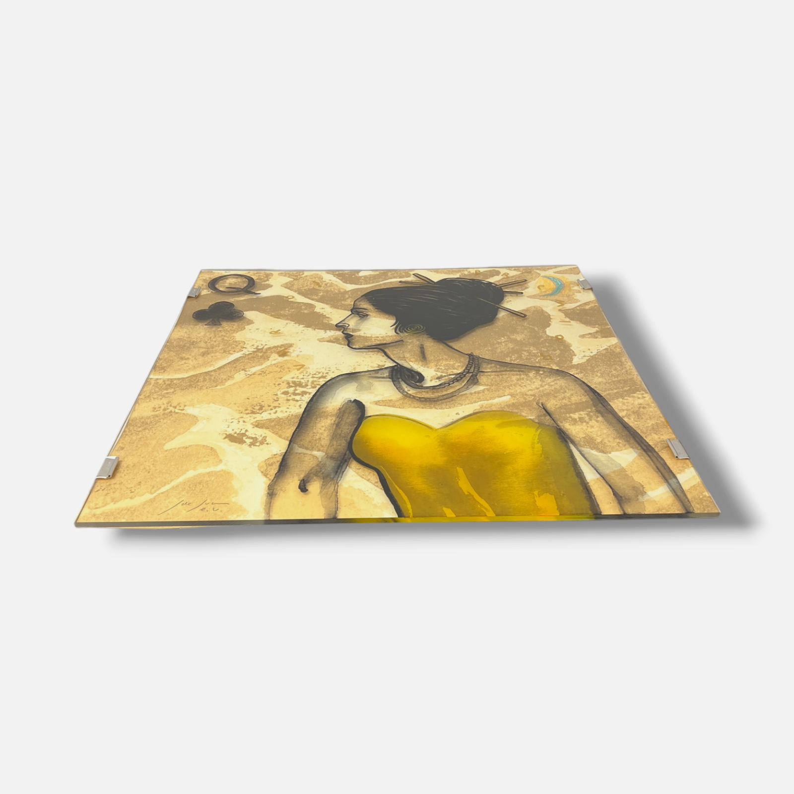 Javier de Juan Martínez "La Reina de Treboles" 2006 Limited Signed Fine Wall Art