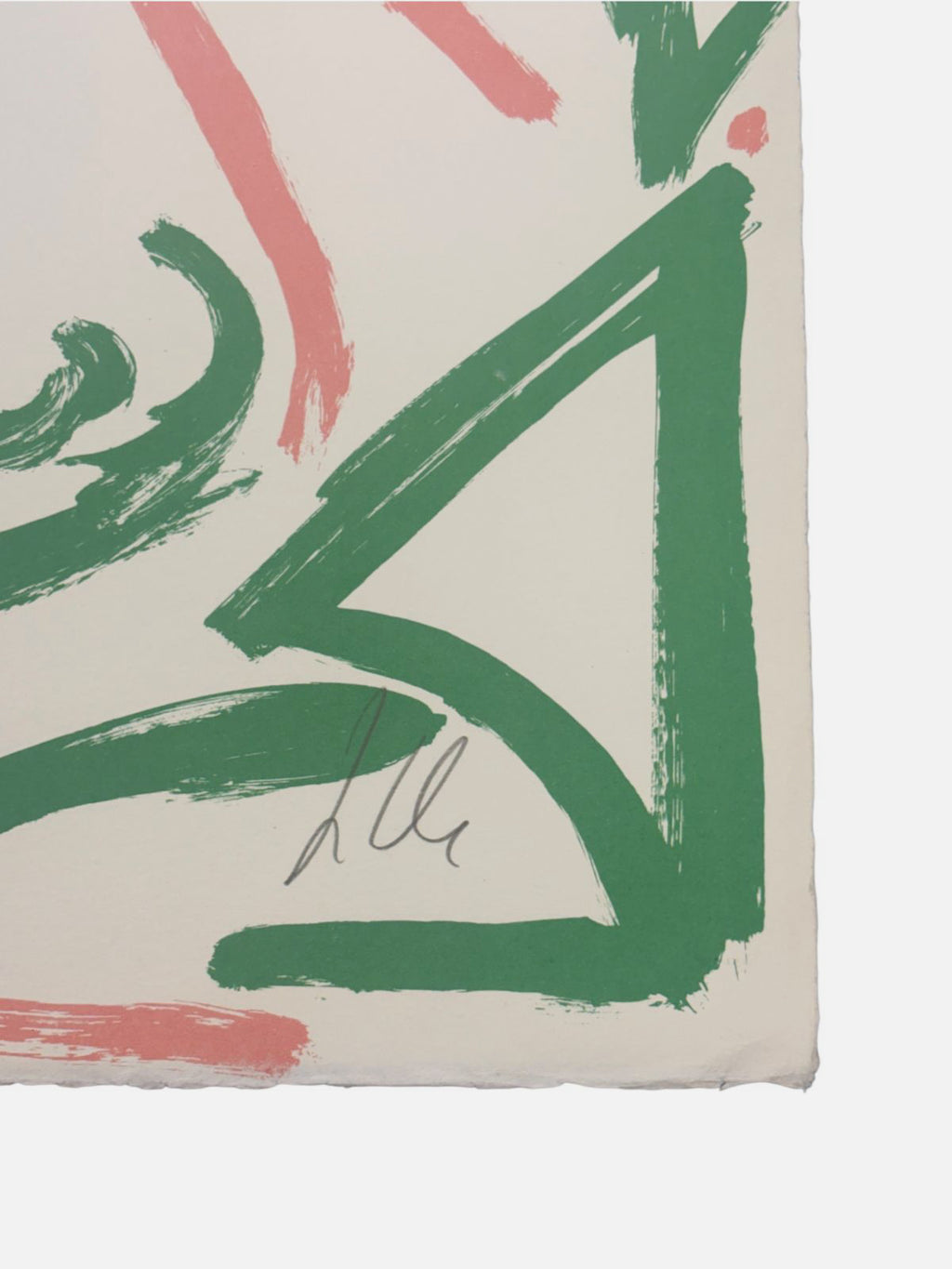 Sandro Chia "B4" 1991 Unframed Limited Signed Fine Wall Art Print, 99L x 69W cm