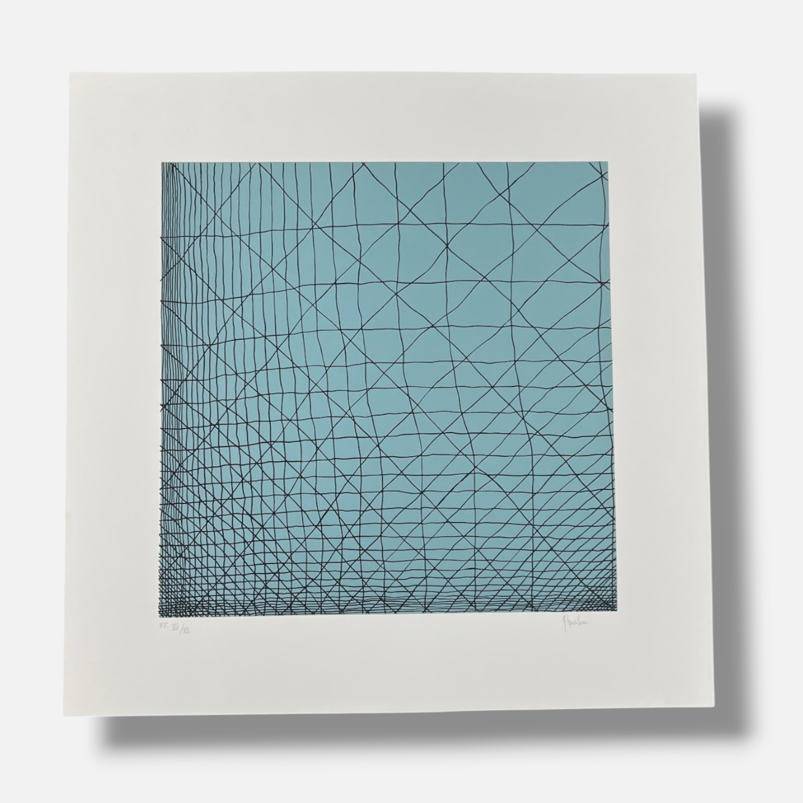 Fernando García Correa "5050VE" P.T. 2004, Limited Signed Fine Wall Art 70 x 70