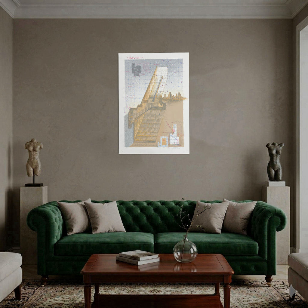 Hannsjörg Voth "Stadt Des Orion III" 2004 Limited Signed Wall Art