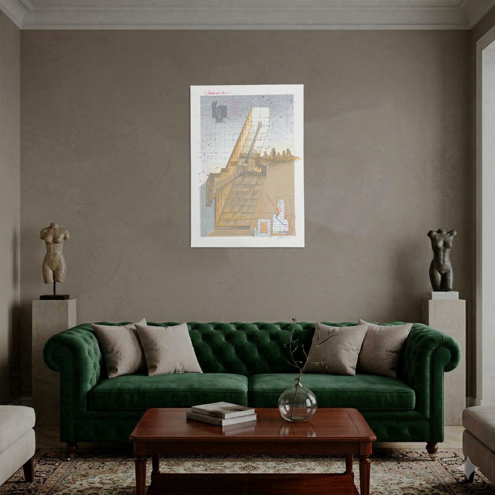Hannsjörg Voth "Stadt Des Orion III" 2004 Limited Signed Wall Art