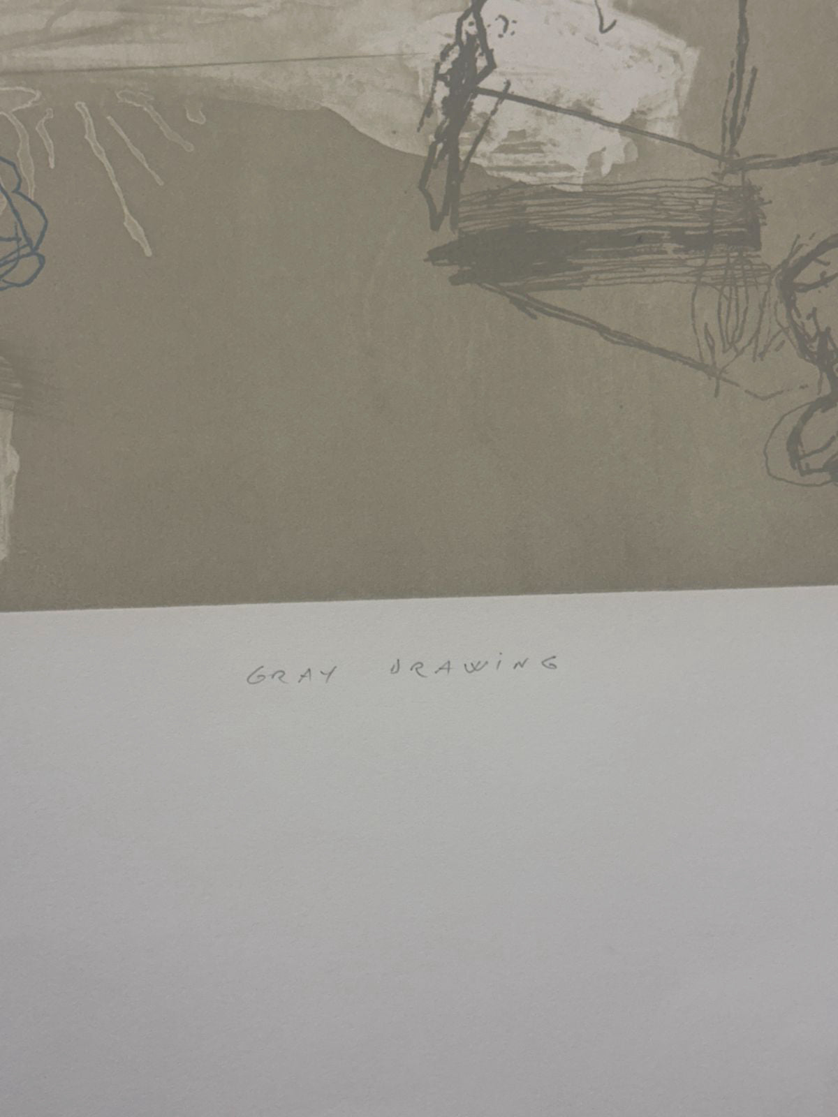 Joaquín Capa Eiriz "Gray Drawing" /65 Limited Signed Fine Wall Art, 56L x 76W cm