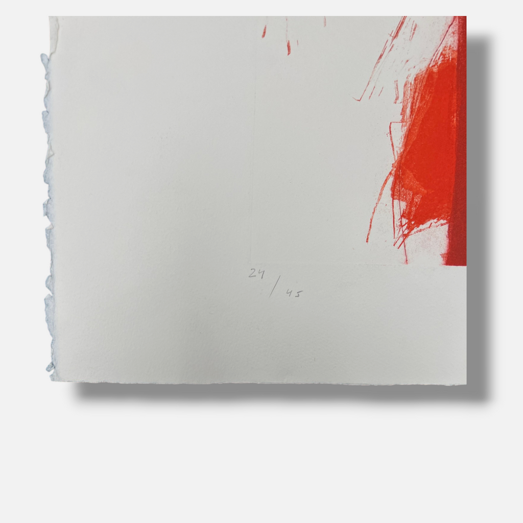Joaquín Capa Eiriz "Red Space" Limited Signed Fine Wall Art Print