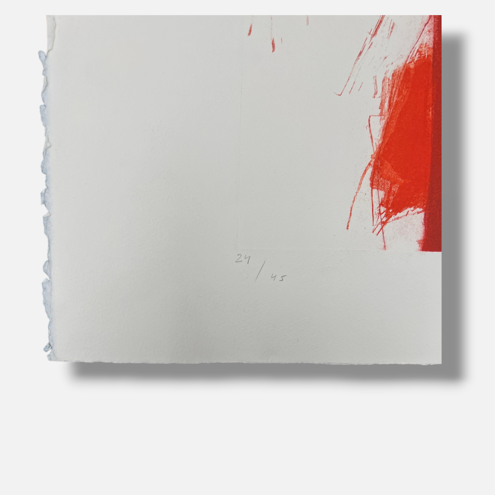 Joaquín Capa Eiriz "Red Space" Limited Signed Fine Wall Art Print