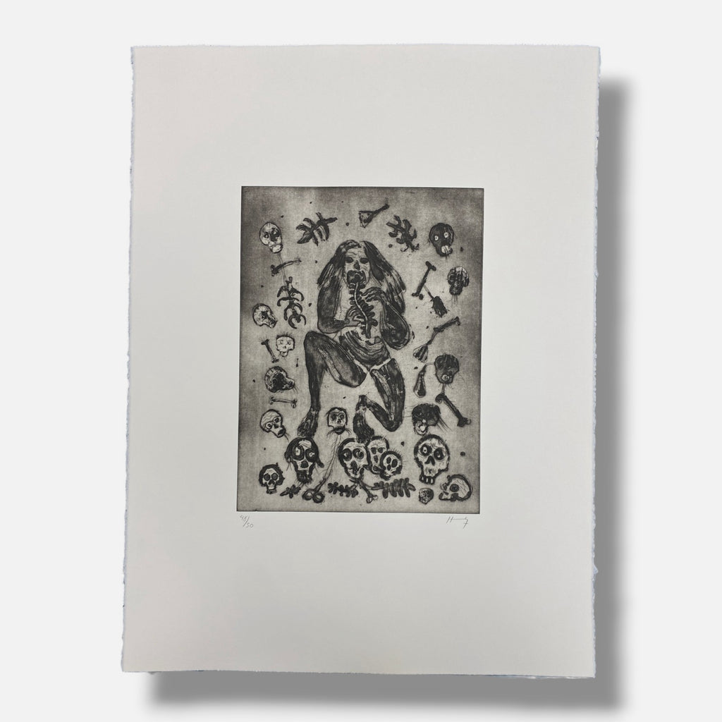 Sergio Hernández "Sueño De La Muerte" 9-Piece Fine Wall Art Set | 11.6 x 15.6 in