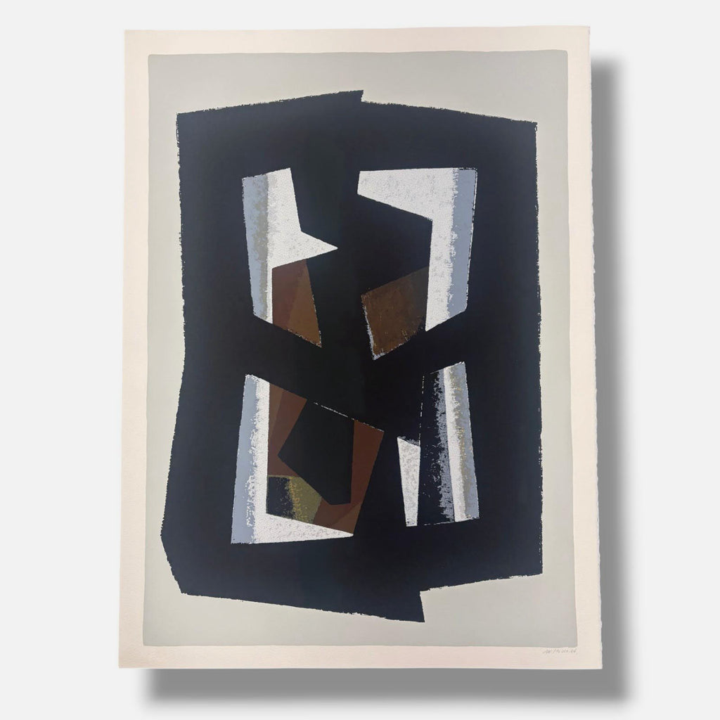 Justino Alves "Geometrias I" 2006 Signed Limited Fine Wall Art | 76 x 56 cm