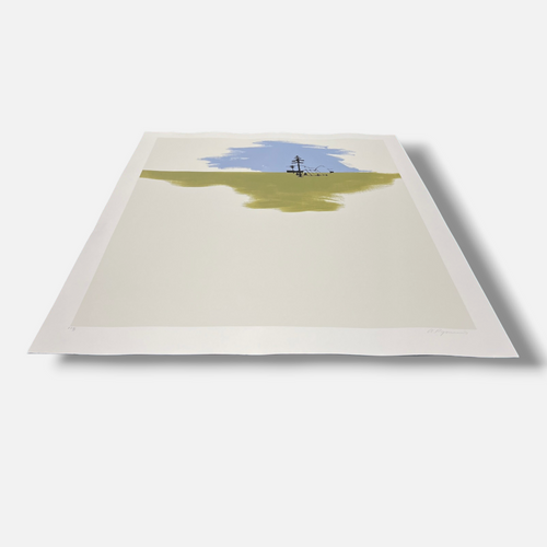 Alexandra Paperno "Landscape with a Tent" P.T. 2005 Limited Signed Fine Wall Art