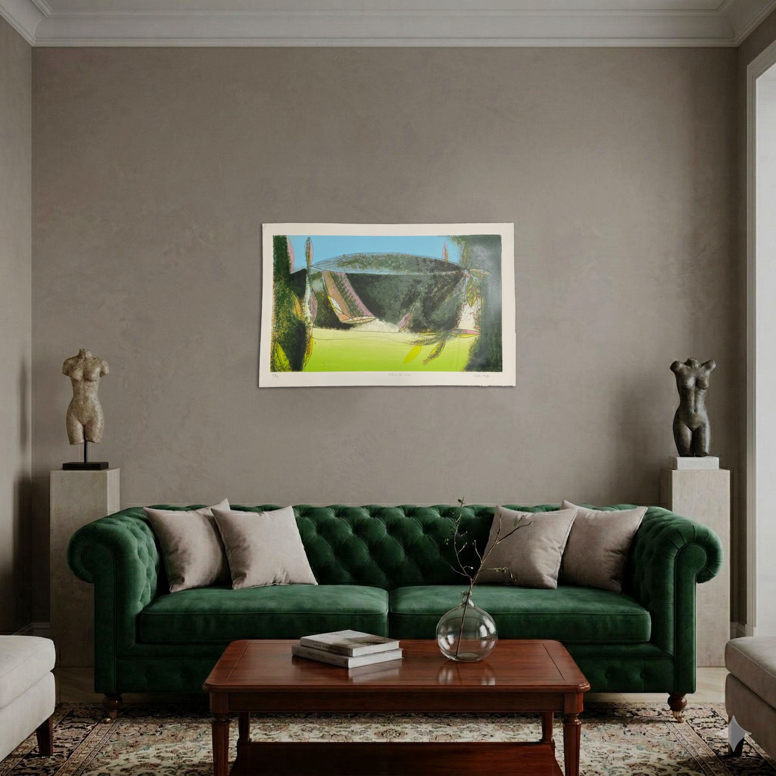 Nélida López Martínez "Nido En La Rama" 2005, Fine Wall Art | 77 x 45 cm