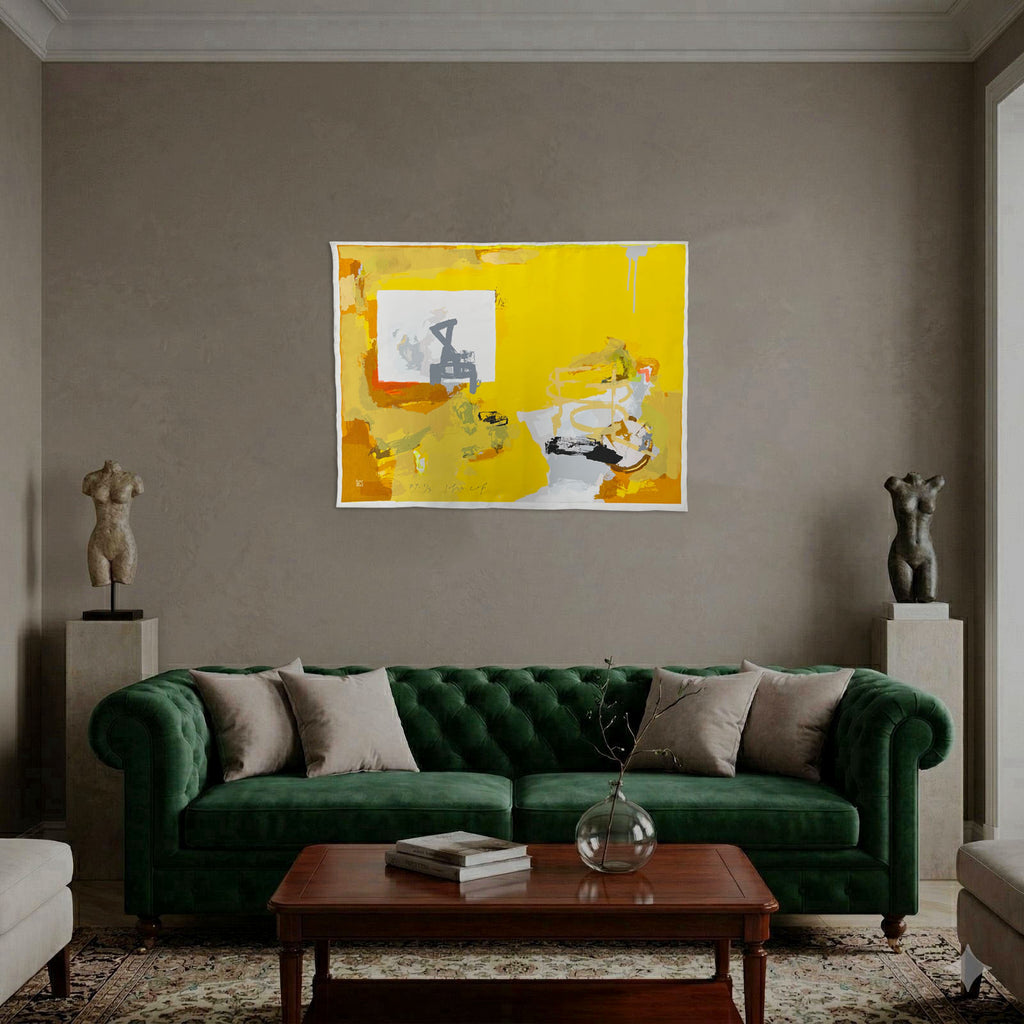 Joaquín Capa Eiriz "Nivel Amarillo" P.T. 2001 Limited Signed Fine Wall Art Print