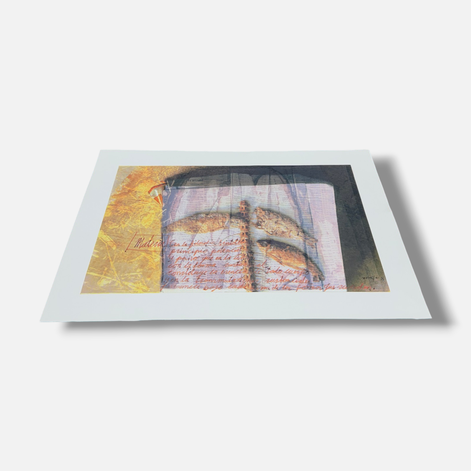 Ronald Morán "Ensayo Sobre La Materia III" H.C., Limited Signed Fine Wall Art