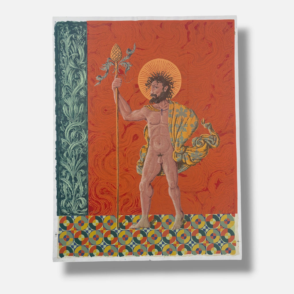 Guillermo Pérez Villalta "Santa Inconformidad" /75 1998 Limited Signed Wall Art