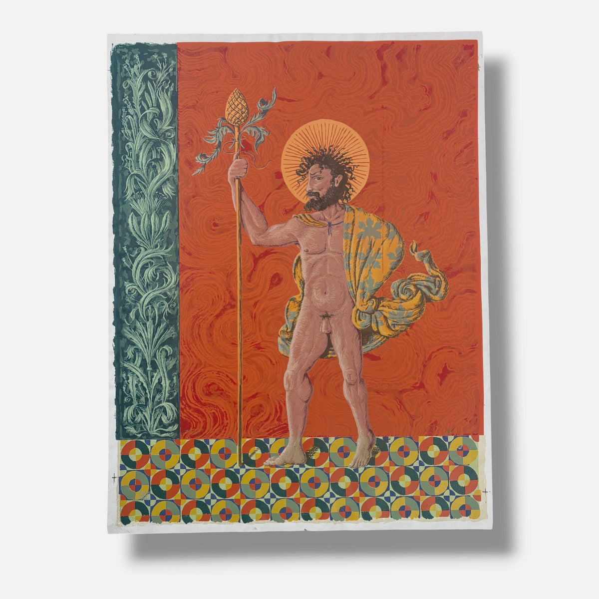 Guillermo Pérez Villalta "Santa Inconformidad" /75 1998 Limited Signed Wall Art