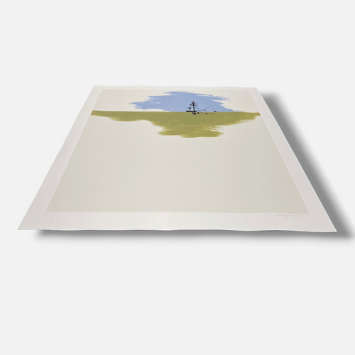 Alexandra Paperno "Landscape with a Tent" 2005 Limited Signed Fine Wall Art
