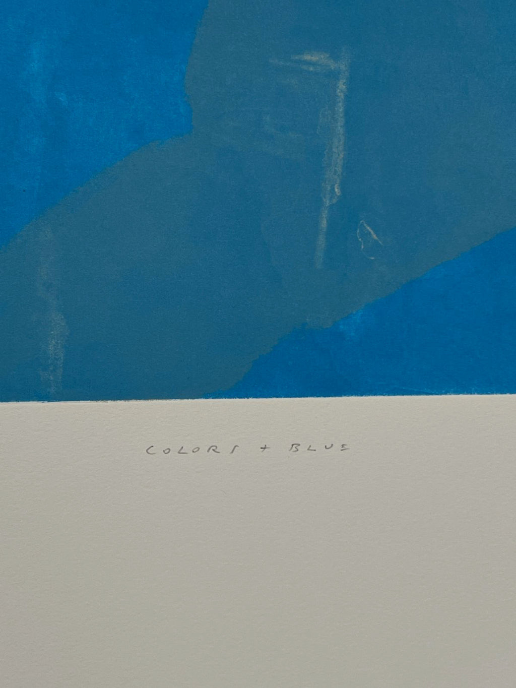 Joaquín Capa Eiriz "Colors + Blue" /65 Limited Signed Fine Wall Art 56L x 76W cm