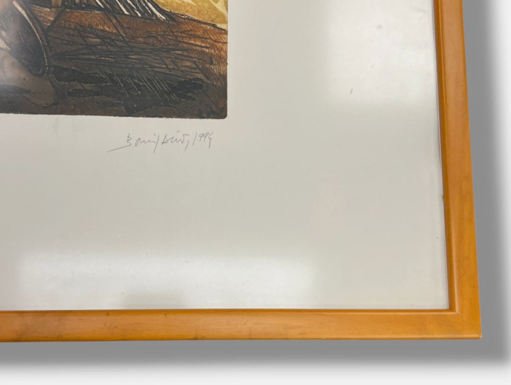 Bonifacio Alfonso "Galio Azul" 1994, Limited Signed Fine Wall Art Print