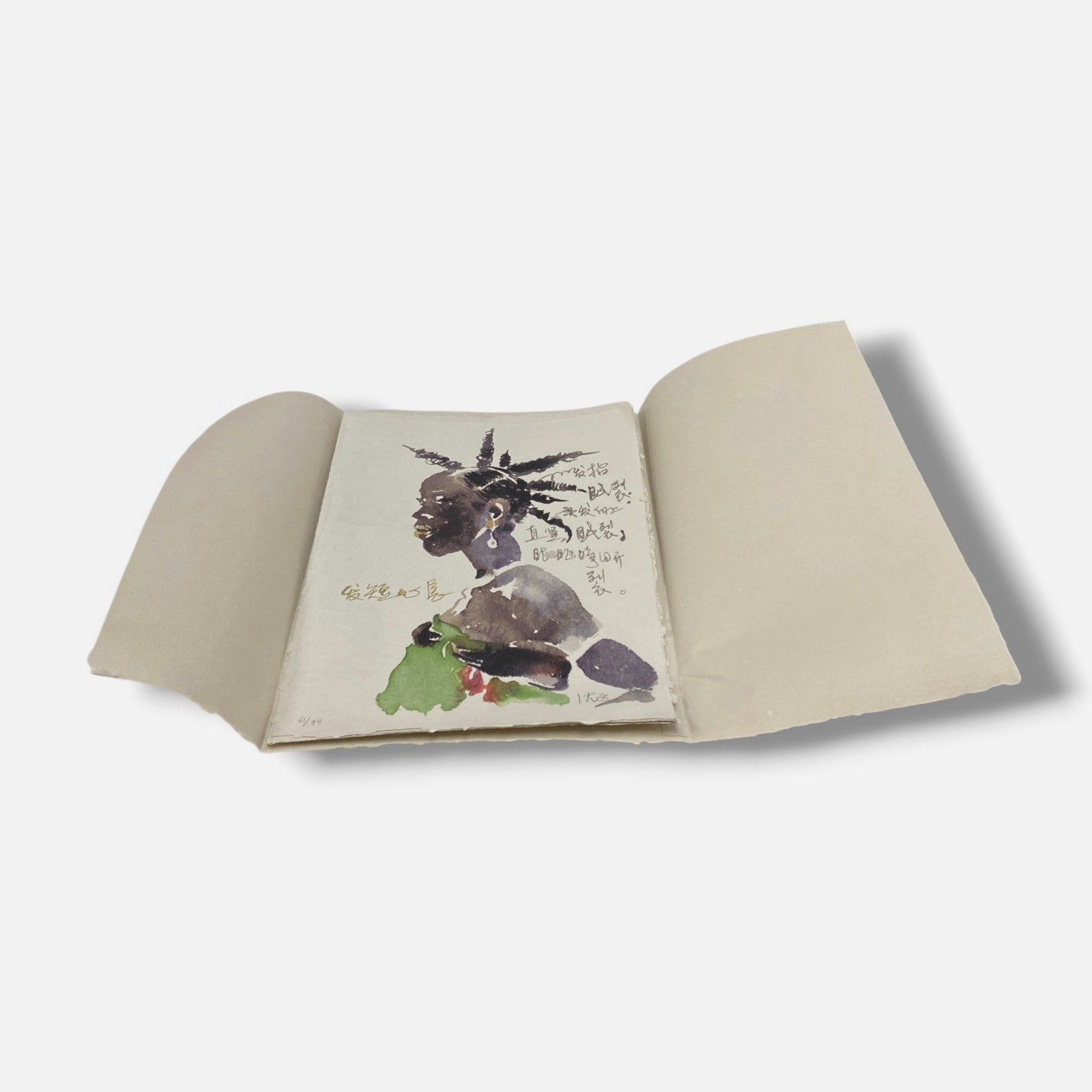 Shen Yuan "Les Cheveux Comme Les Plantes" 7-Pc Fine Art Print Set | 32 x 25 cm