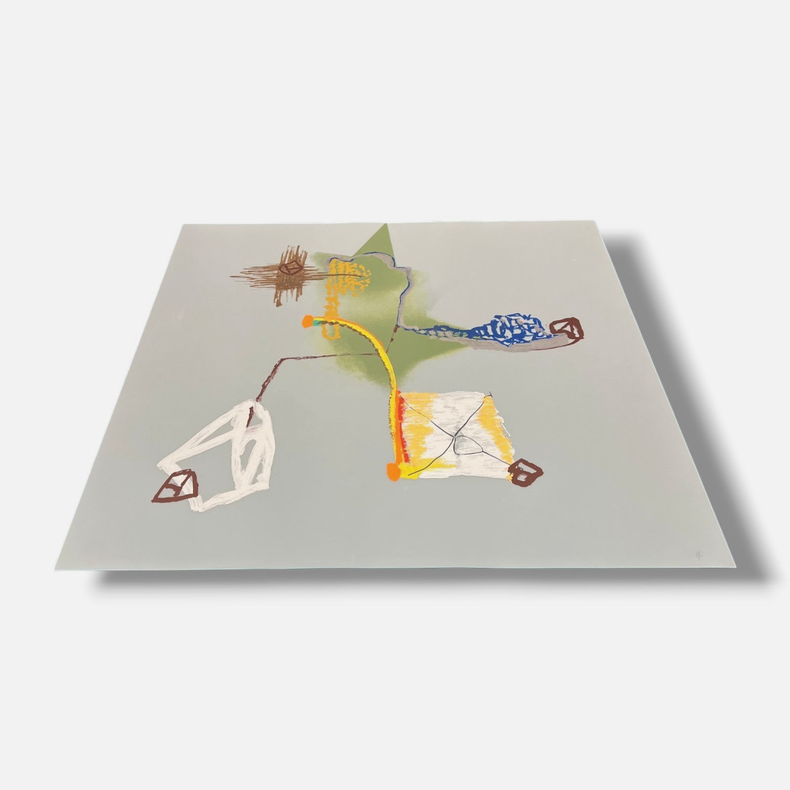 Isabel Martínez Rubio "Saliendo Del Miedo" 2006 Limited Signed Wall Art, 80x80cm