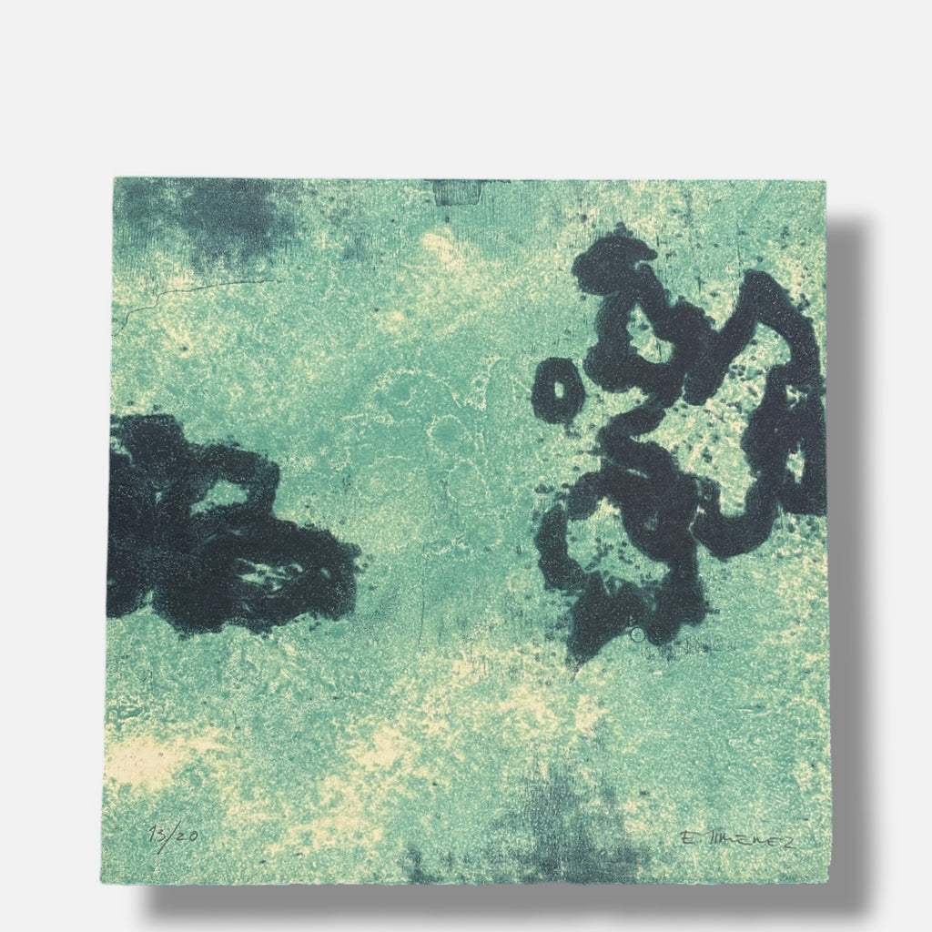 Elena Jiménez Moreno "Serie: Muestra deTierra" Limited Signed Wall Art 38Lx38Wcm