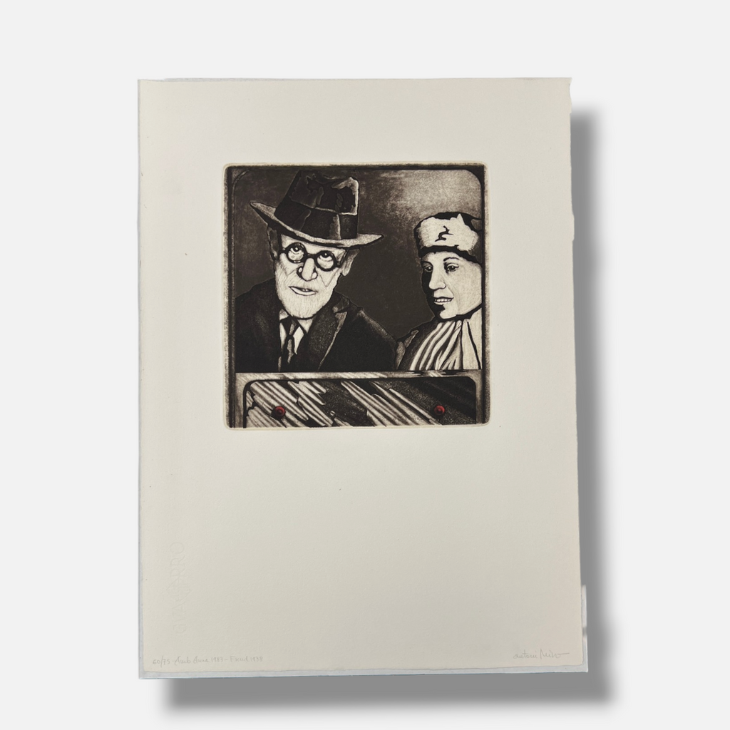 Antoni Miro Bravo "El Exilio de Freud" Limited Signed Fine Wall Art 3-Piece Set