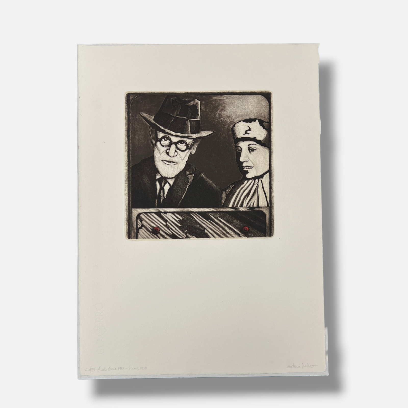 Antoni Miro Bravo "El Exilio de Freud" Limited Signed Fine Wall Art 3-Piece Set