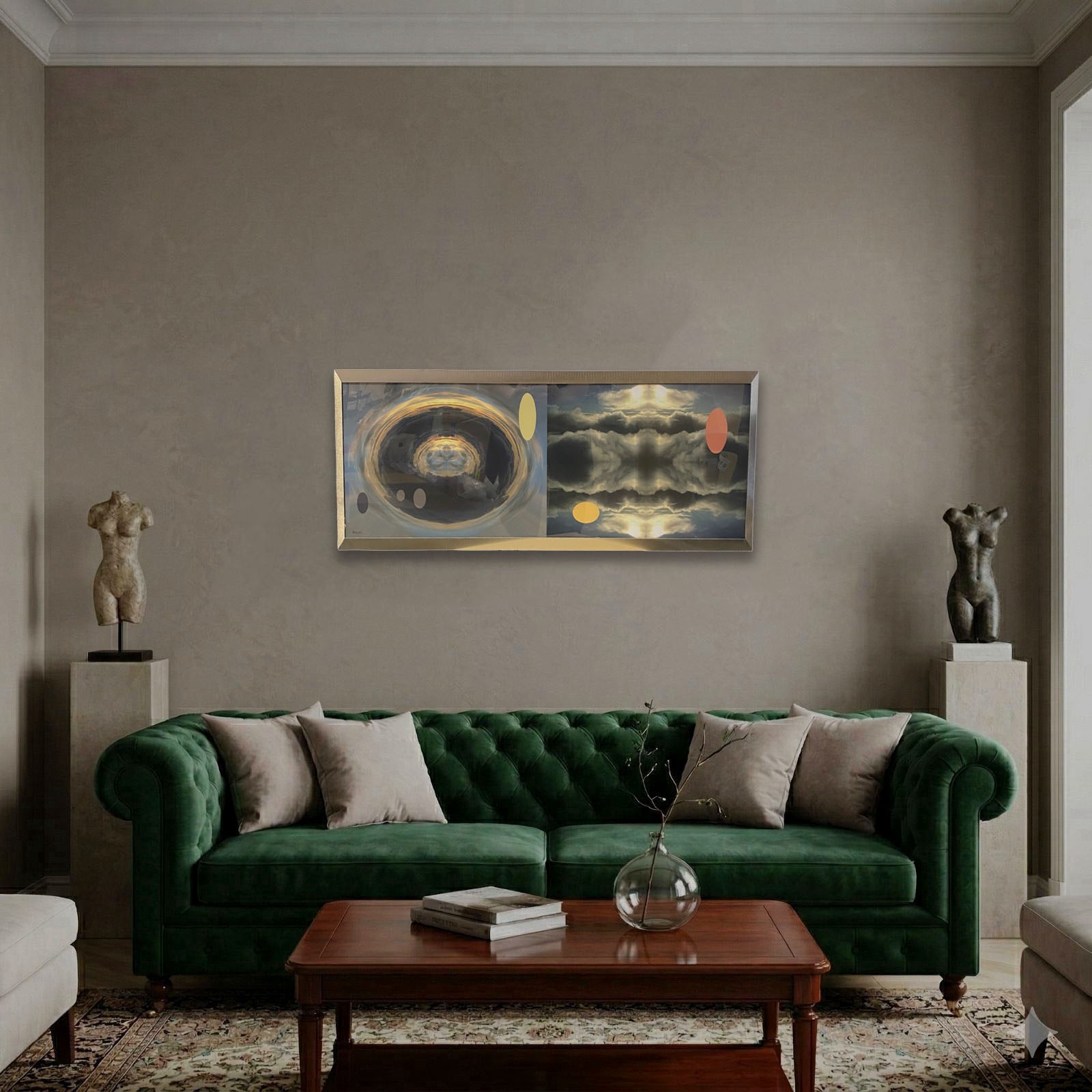 Carlos Capelán "La Pintura: Homenaje a Piero Della Francesca III" Art Light Box