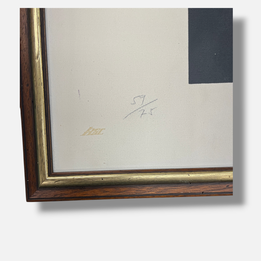 Rafael Canogar Gómezl "Estrato" 1997, Limited Signed Fine Wall Art