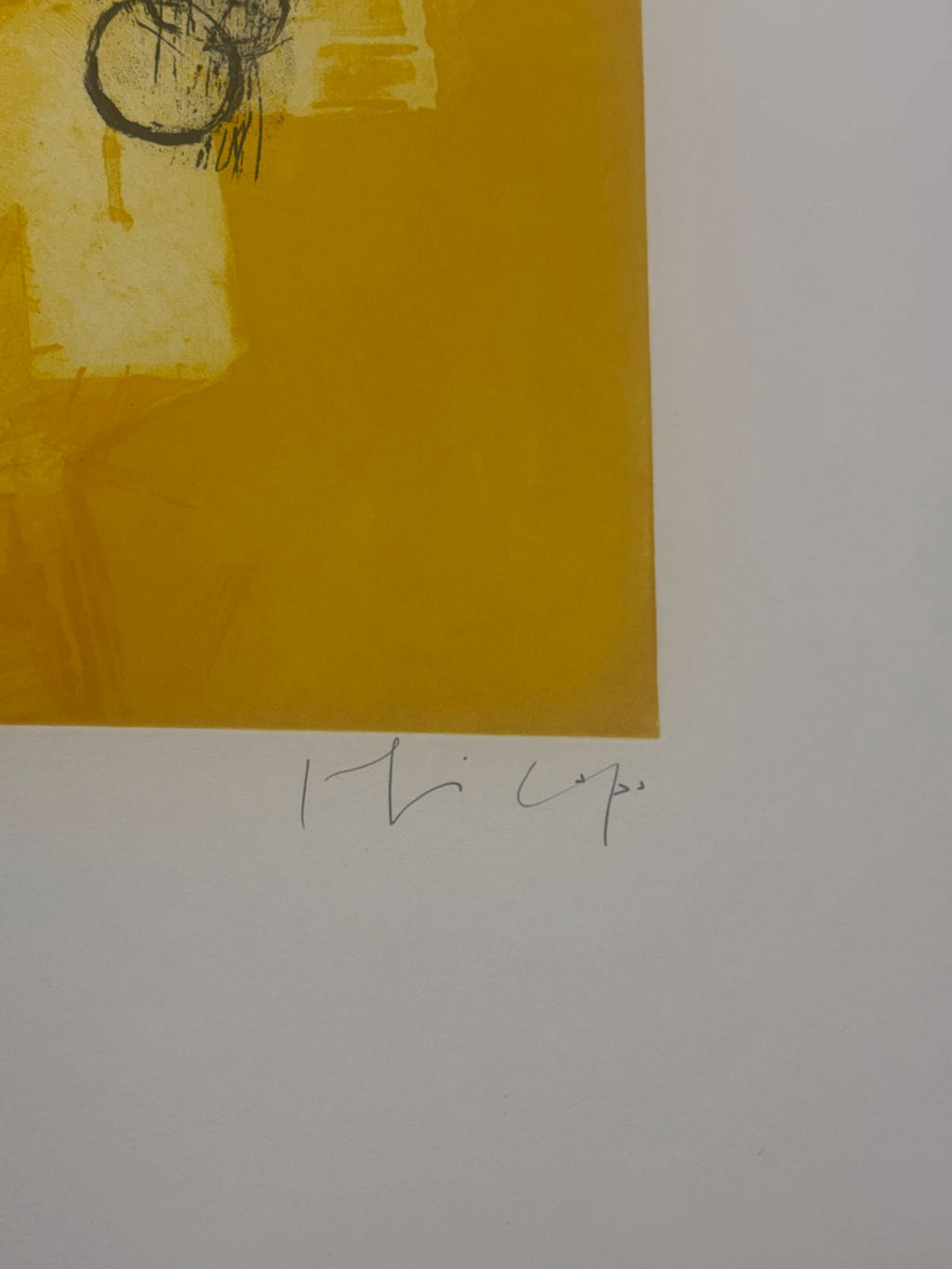Joaquín Capa Eiriz "Yellow - Yellow" /65 Limited Signed Fine Wall Art 56L x 76W