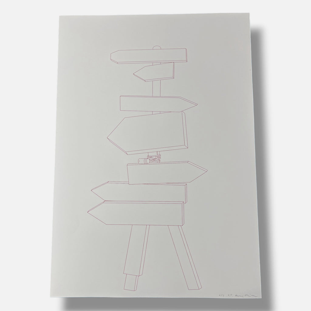 Alex Hanimann "All Has Not Been Said And Done V" P.T. Limited Signed Wall Art