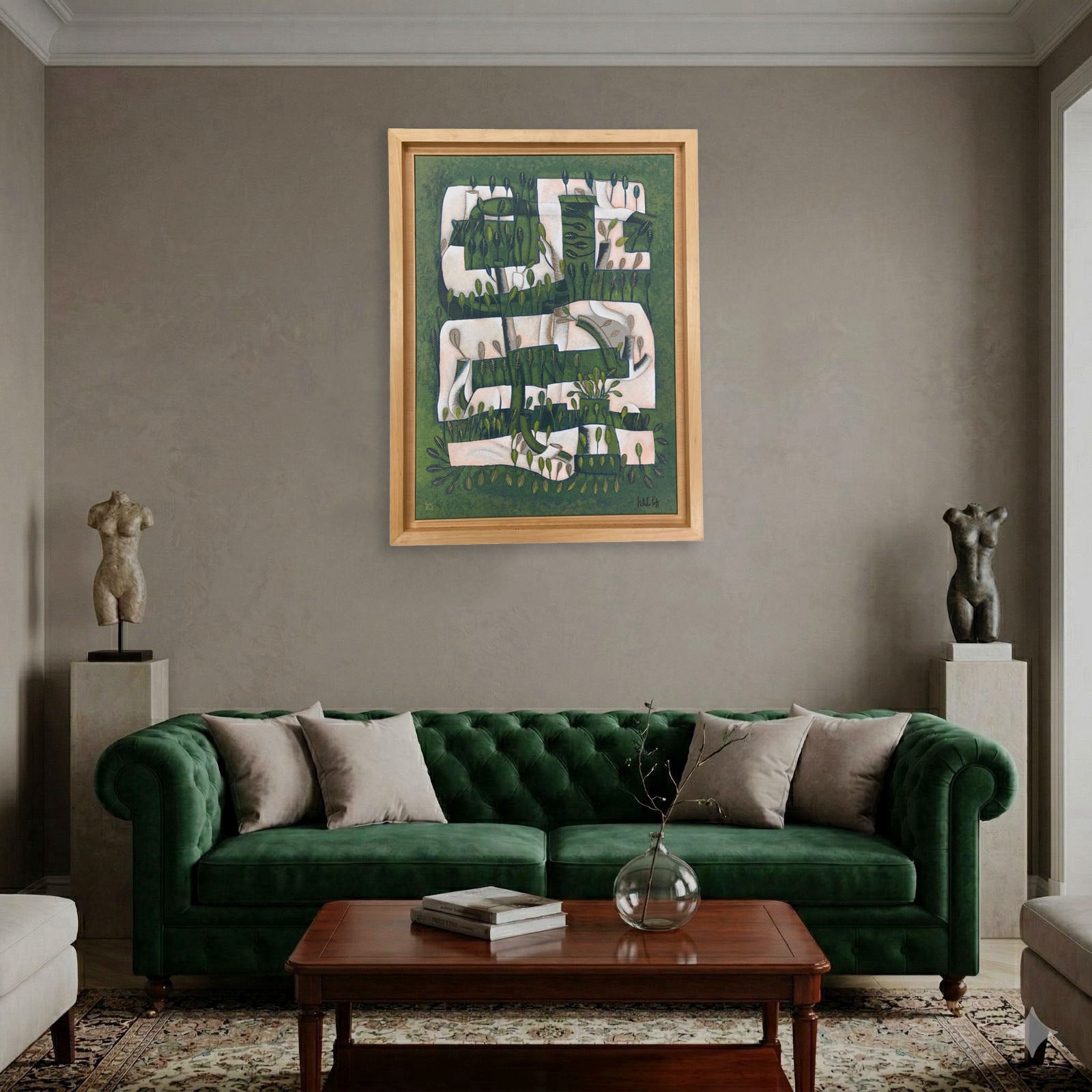 Nélida López Martínez "Primavera I" 2002 Limited Signed Wall Art | 100 x 73 cm