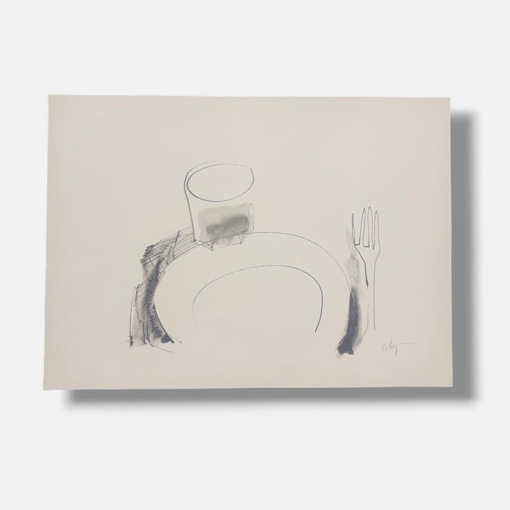Guillermo Díez Celaya "Estudio Para Una Cena De Pascua IV" 2003 Signed Wall Art