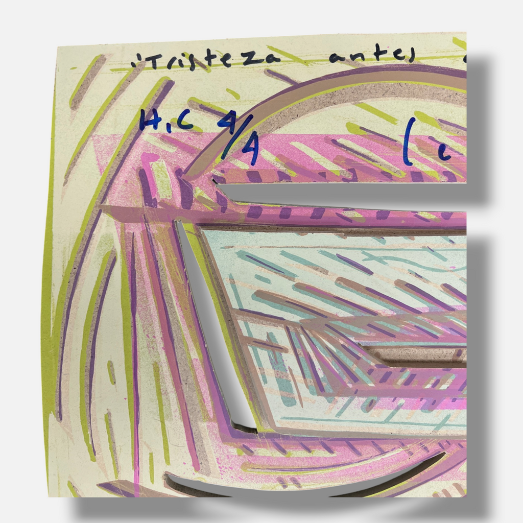 Carlos Sánchez Pérez "Tristeza antes del Viaje" H.C. Limited Signed Wall Art