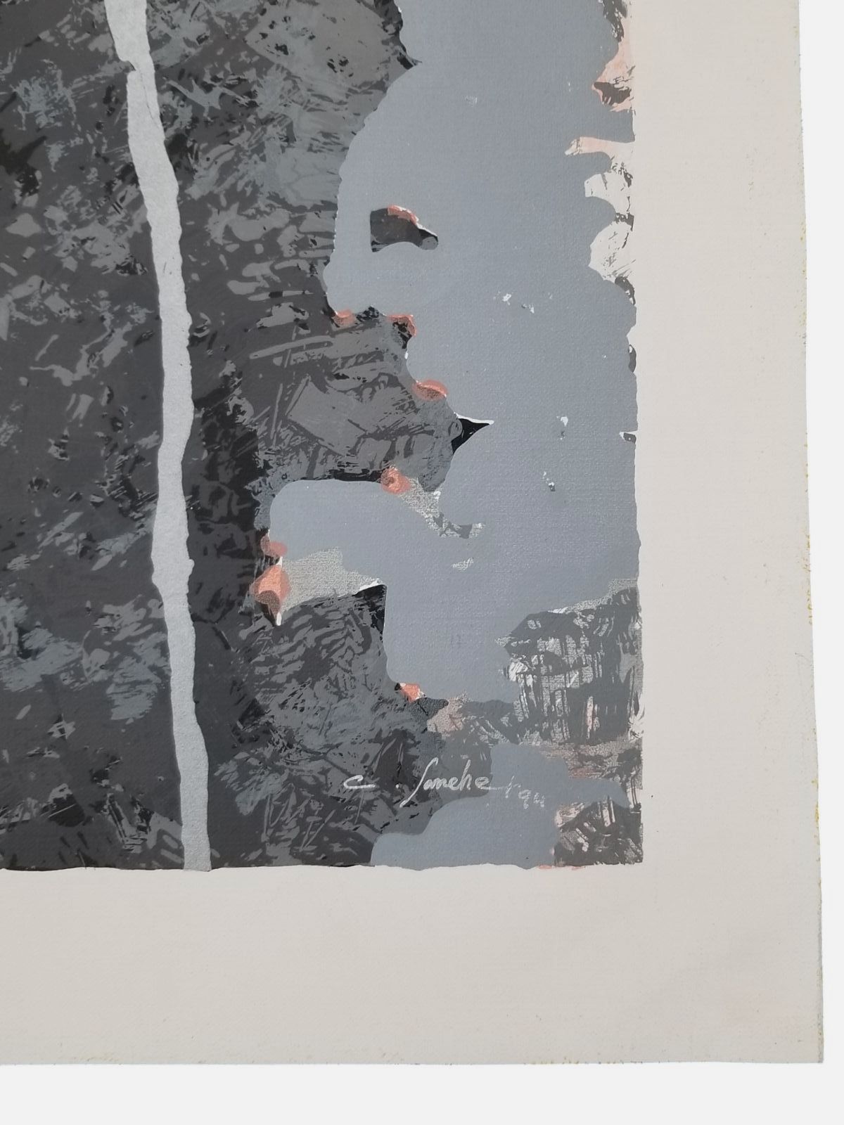 Carlos Sánchez "Tension" 1995 Limited Signed Fine Wall Art Print